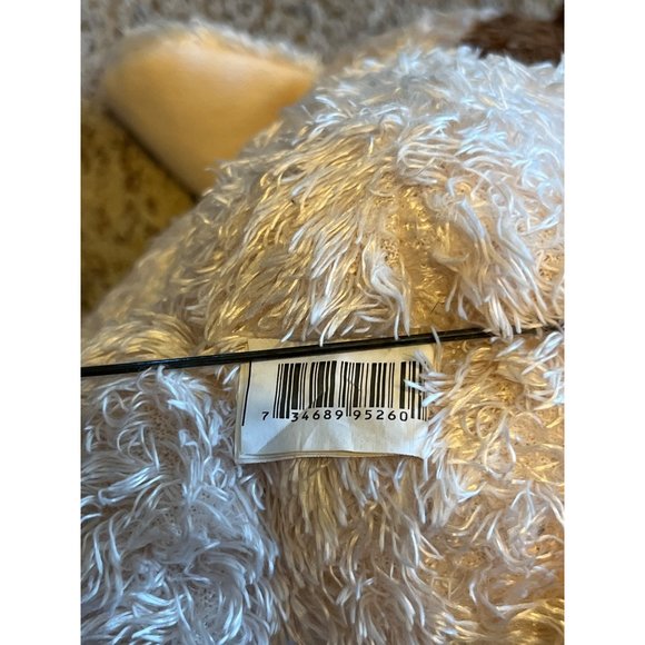 Kellytoy Puppy Dog Plush Kids 12" Tan Brown Sitting Stuffed Animal Brown Bow - Picture 10 of 10